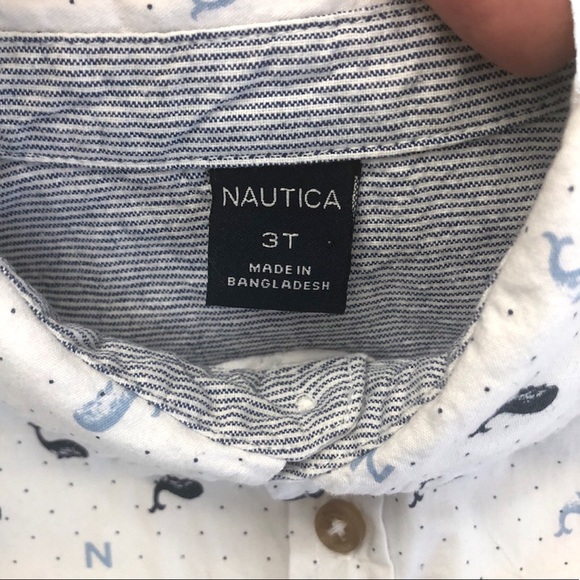 Nautica Short Sleeve Shirt and Shorts Matching Outfit Set Size 3T - Picture 15 of 16